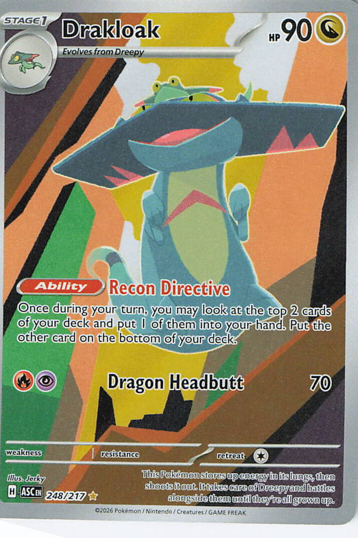 Drakloak Holo Illustration Rare ME: Ascended Heroes 248/217 NM